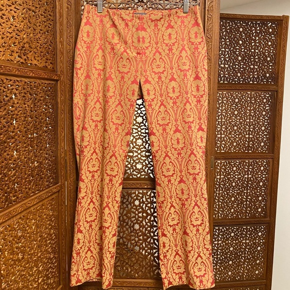 🚺 Sigrid Olsen pink & tan tapestry pants - Picture 6 of 6
